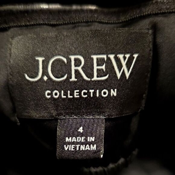 J CREW‎ Collection strapless Gwyneth slip dress in luster charmeuse Black Size 4 - Picture 7 of 8